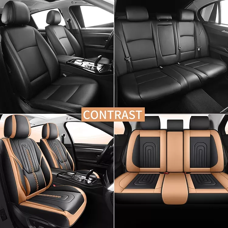 Universal Car Seat Covers with Lumbar Support