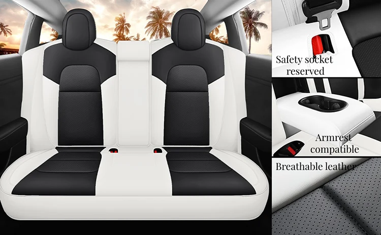 Custom Fit for Tesla Model 3 Seat Cover