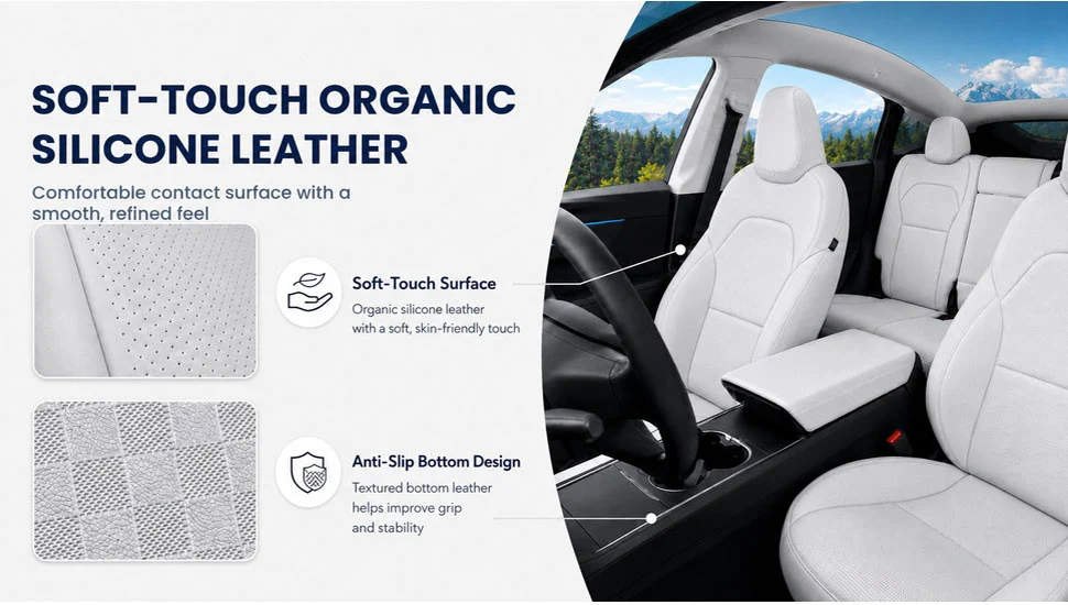 Soft-touch Organic Silicone Leather